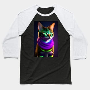 Cute cat graphic design artwork Baseball T-Shirt